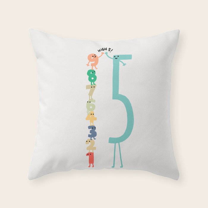 High 5! Throw Pillow Gallery Image 6