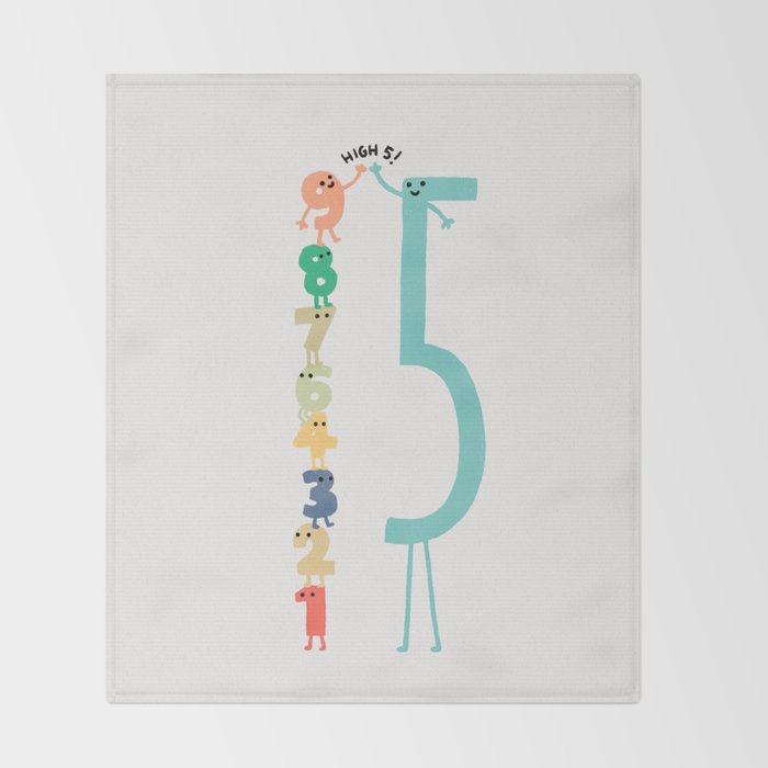 High 5! Throw Blanket Gallery Image 2