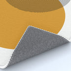 Mid Century Modern Shapes and Lines in Yellow Rug Gallery Image 4