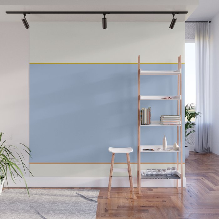 Poolside Color Block Wall Mural Gallery Image 1