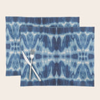 Tie Dye Blues Twos Placemat Gallery Image 1