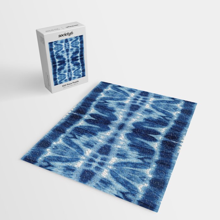 Tie Dye Blues Twos Jigsaw Puzzle Gallery Image 2