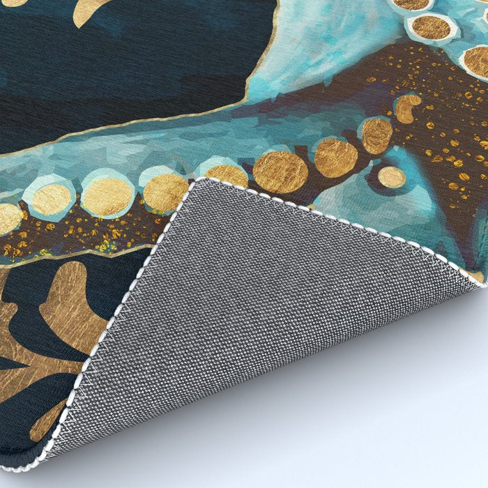 Indigo Octopus Rug Gallery Image 4