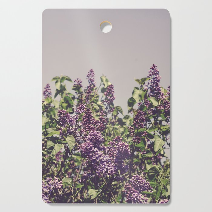Wild Lilacs - spring floral nature photograph Cutting Board Gallery Image 1