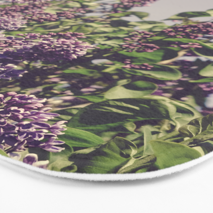 Wild Lilacs - spring floral nature photograph Bath Mat Gallery Image 3