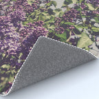 Wild Lilacs - spring floral nature photograph Rug Gallery Image 4