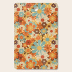 70's Retro Floral Patterned Prints Cutting Board Gallery Image 1