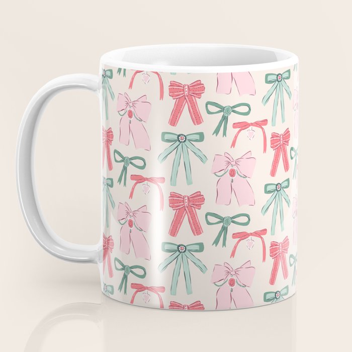 Fancy Christmas Ribbons and Bows Coffee Mug Gallery Image 3