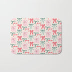 Fancy Christmas Ribbons and Bows Bath Mat Gallery Image 1