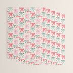 Fancy Christmas Ribbons and Bows Wrapping Paper Gallery Image 3