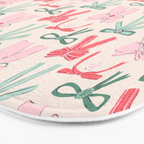 Fancy Christmas Ribbons and Bows Bath Mat Gallery Image 3