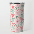 Fancy Christmas Ribbons and Bows Travel Mug Gallery Image 1