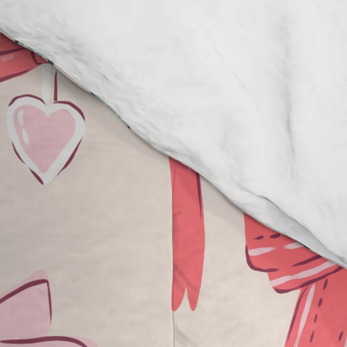 Fancy Christmas Ribbons and Bows Comforter Gallery Image 4