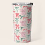 Fancy Christmas Ribbons and Bows Travel Mug Gallery Image 2