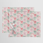 Fancy Christmas Ribbons and Bows Placemat Gallery Image 1