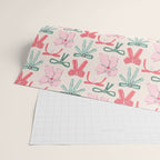Fancy Christmas Ribbons and Bows Wrapping Paper Gallery Image 2