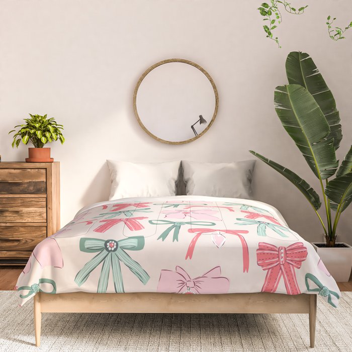 Fancy Christmas Ribbons and Bows Comforter Gallery Image 3