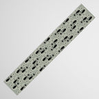 Mid Century Meow Retro Atomic Cats - Gray Table Runner Gallery Image 3
