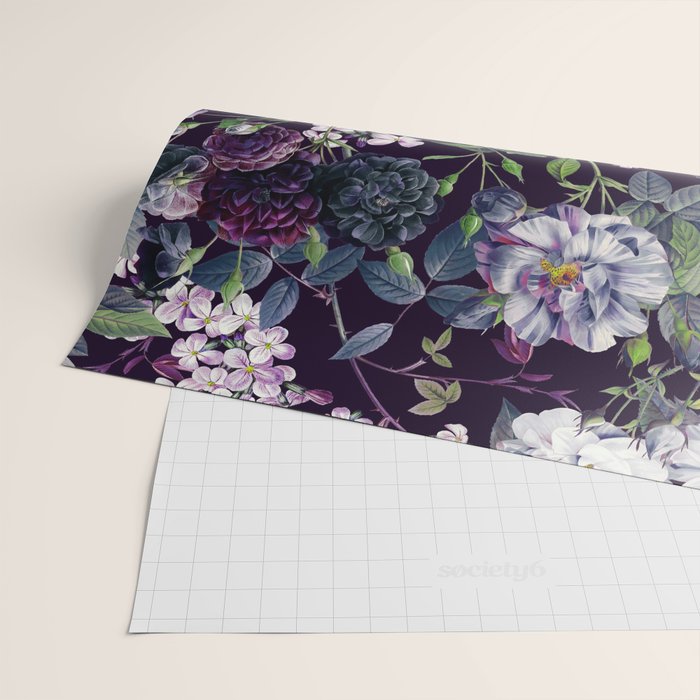 Rose Garden - Night II Wrapping Paper Gallery Image 2