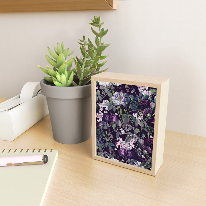 Rose Garden - Night II Mini Art Print Gallery Image 2