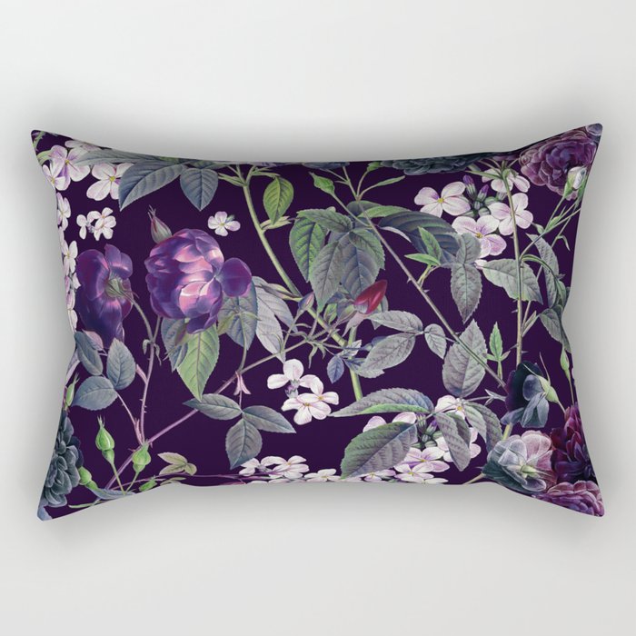 Rose Garden - Night II Rectangular Pillow Gallery Image 2