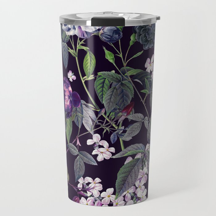 Rose Garden - Night II Travel Mug Gallery Image 1