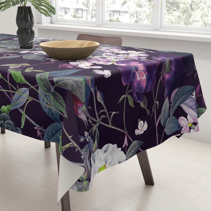 Rose Garden - Night II Tablecloth Gallery Image 3