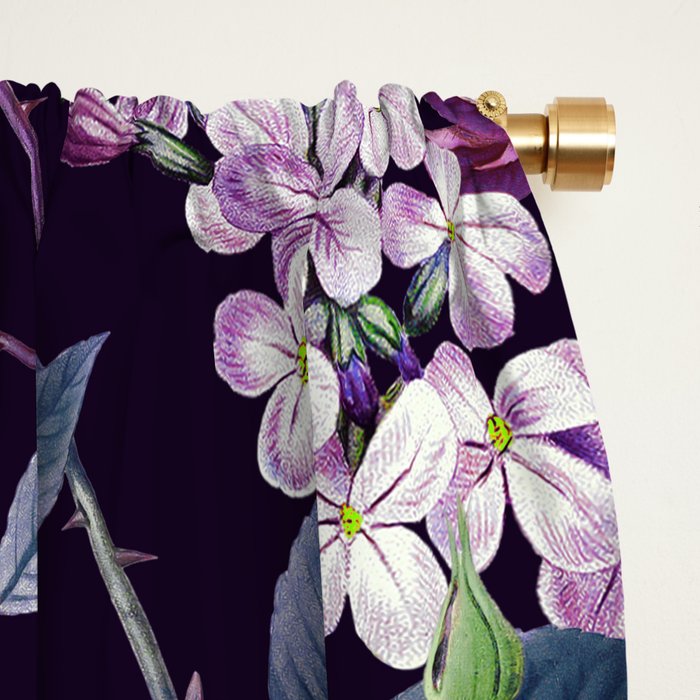 Rose Garden - Night II Window Curtain Gallery Image 2