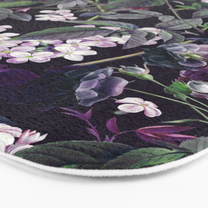 Rose Garden - Night II Bath Mat Gallery Image 3