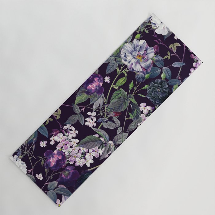 Rose Garden - Night II Yoga Mat Gallery Image 1