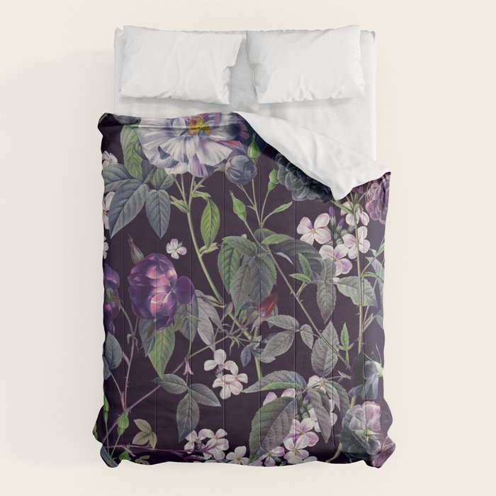 Rose Garden - Night II Comforter Gallery Image 1