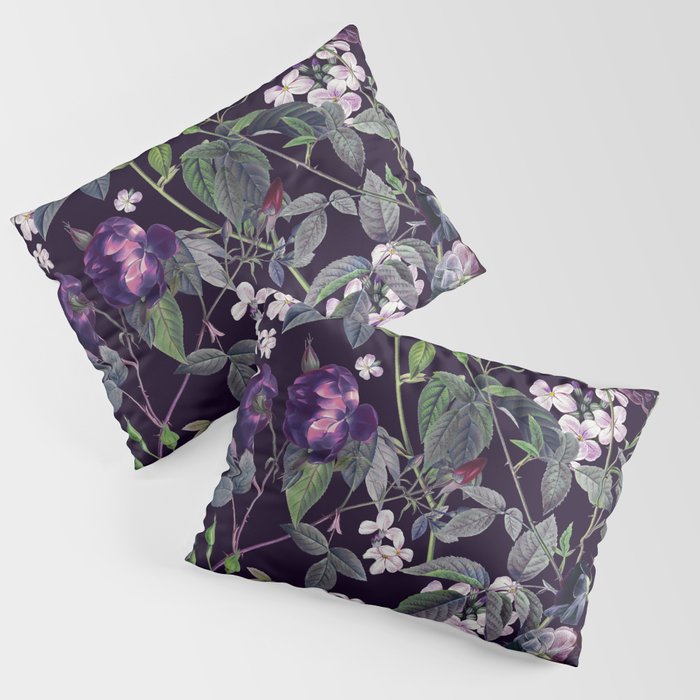 Rose Garden - Night II Pillow Sham Gallery Image 1