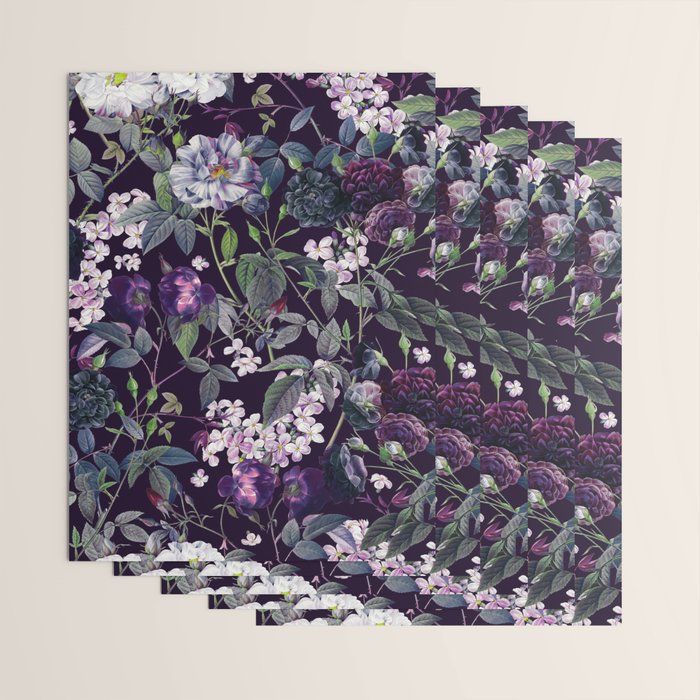 Rose Garden - Night II Wrapping Paper Gallery Image 3
