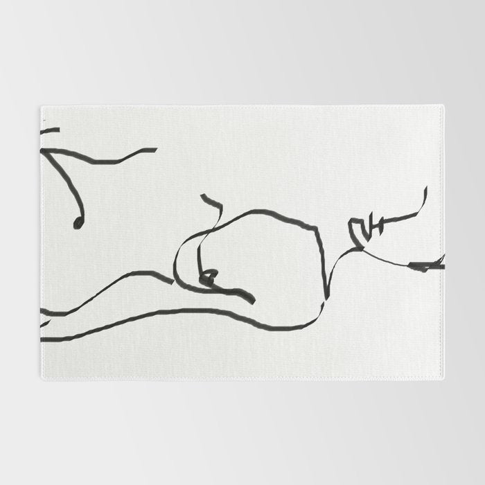 abstract nude Rug Gallery Image 2
