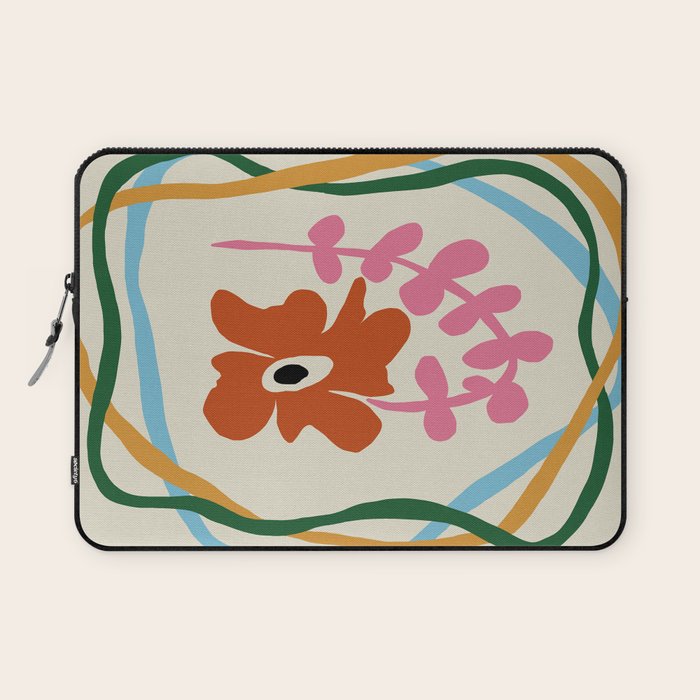 Abstract color flow  Laptop Sleeve Gallery Image 1