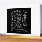 Lacrosse Player Equipment Vintage Patent Drawing Print Wall Mural Gallery Image 2