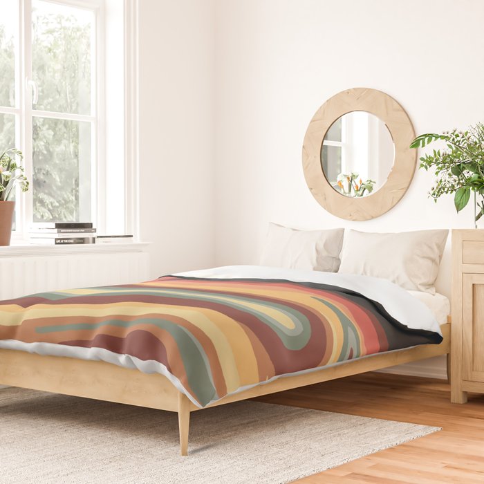 Rainbow cat 1b black magic coffee milk drop Duvet Cover Gallery Image 2