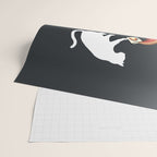 Rainbow cat 1b black magic coffee milk drop Wrapping Paper Gallery Image 2