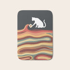 Rainbow cat 1b black magic coffee milk drop Bath Mat Gallery Image 1