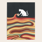 Rainbow cat 1b black magic coffee milk drop Poster Gallery Image 4