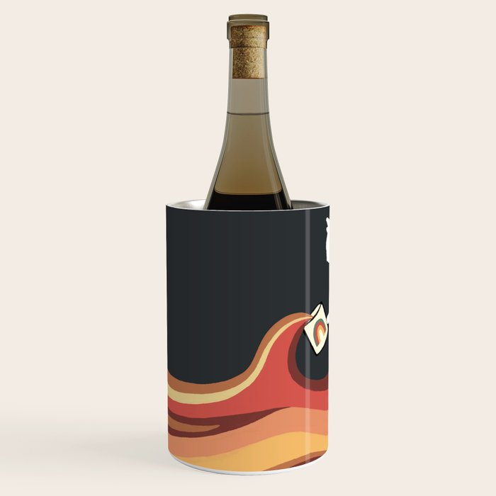 Rainbow cat 1b black magic coffee milk drop Wine Chiller Gallery Image 2