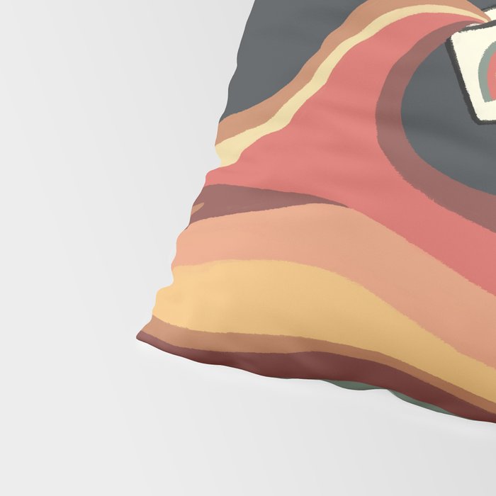 Rainbow cat 1b black magic coffee milk drop Pillow Sham Gallery Image 4