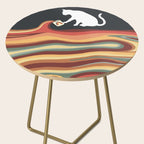 Rainbow cat 1b black magic coffee milk drop Side Table Gallery Image 2
