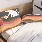 Rainbow cat 1b black magic coffee milk drop Pillow Sham Gallery Image 2