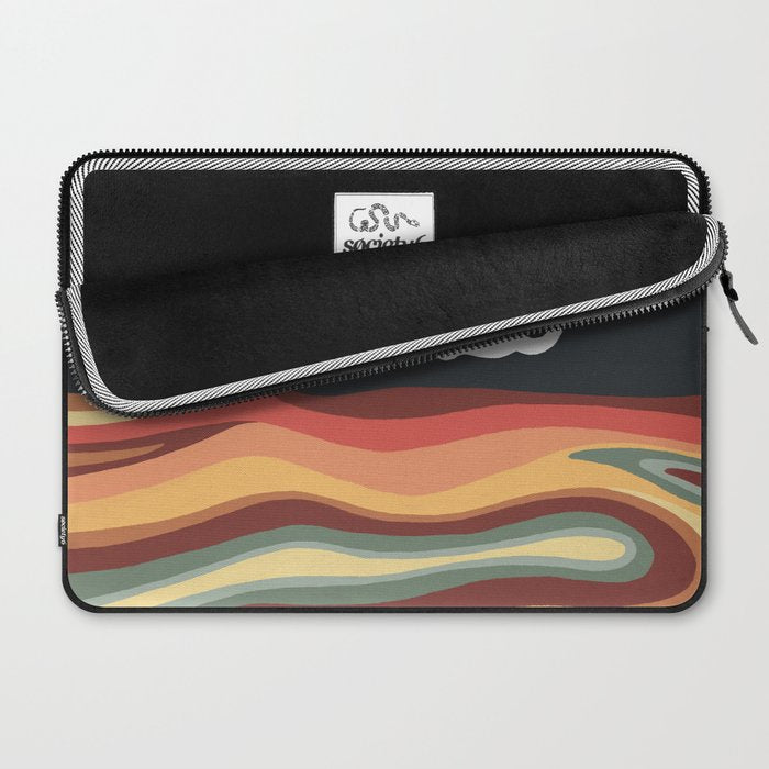 Rainbow cat 1b black magic coffee milk drop Laptop Sleeve Gallery Image 2