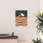 Rainbow cat 1b black magic coffee milk drop Poster Gallery Image 2