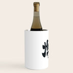 HAPPY CAMPER Black and White Retro Wine Chiller Gallery Image 2