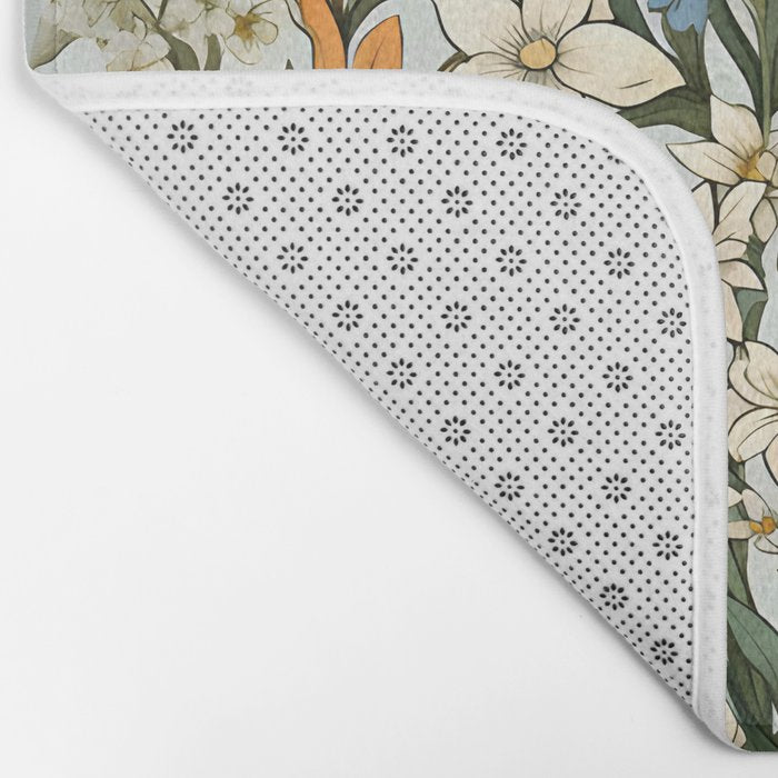 Countryside Bloom Floral Cottage Allure Bath Mat Gallery Image 2