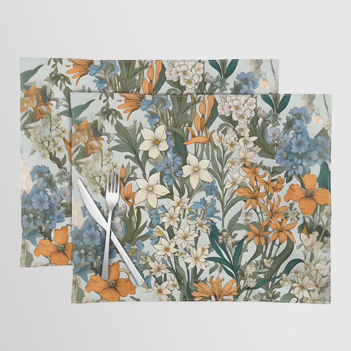 Countryside Bloom Floral Cottage Allure Placemat Gallery Image 1