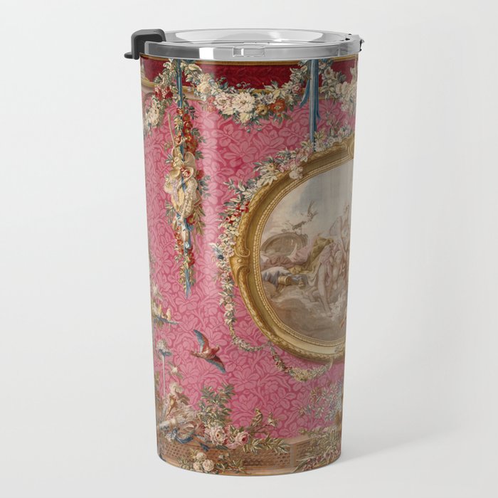 Romantic Venus French Louis XIV Tapestry by Francois Boucher Travel Mug Gallery Image 3